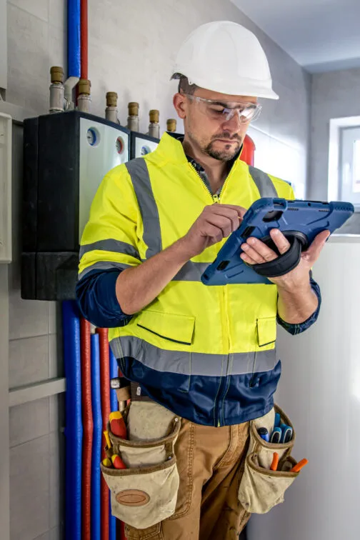 Manutenção de aquecedor a gás residencial e comercial.